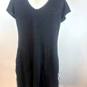 Marc New York Black V-Neck Knit Dress